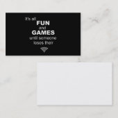 I.T. Carte de visite - noir et blanc (Devant / Derrière)