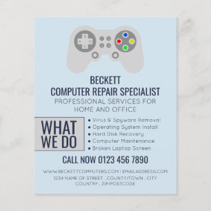 I.T./Computers, de Specialist van de Reparatie van Flyer