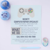 I.T./Computers, de Specialist van de Reparatie van Flyer (Enkel)
