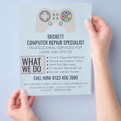 I.T./Computers, de Specialist van de Reparatie van Flyer (Hand)