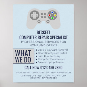 I.T./Computers, de Specialist van de Reparatie van Poster