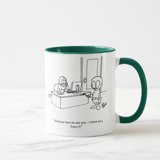 I.T. Humour Business Mug (Droite)