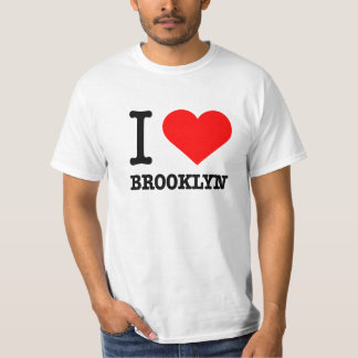 I T-shirt de Brooklyn de coeur