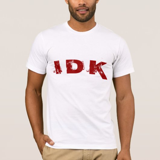 I T-SHIRT DE D K (Devant)
