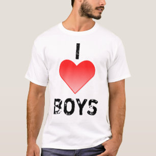 I T-SHIRT DE GARÇONS DE COEUR