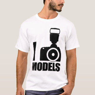 I T-shirt Fotomodellen