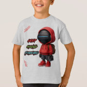 i t-shirt futuriste conception robot (Devant)