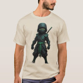 i t-shirt futuriste conception robot (Devant)