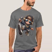 i t-shirt futuriste conception robot (Devant)