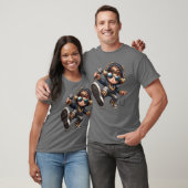 i t-shirt futuriste conception robot (Unisexe)