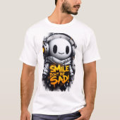 i t-shirt futuriste conception robot (Devant)