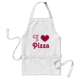 I tablier de cadeau de pizza de coeur (amour)