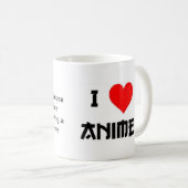 I tasse d'Anime de coeur (Devant droit)