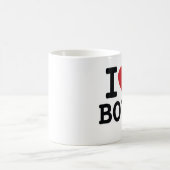 I tasse de café de garçons de coeur (Centre)