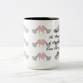 I tasse de citation de chaussure de motif de (Centre)