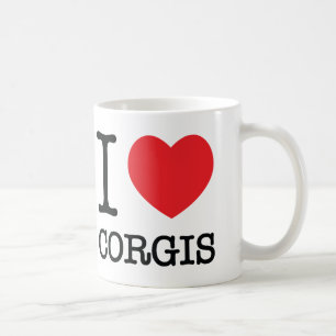 I tasse de Corgis de coeur