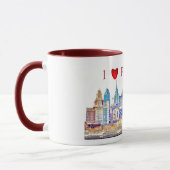 I tasse de croquis de couleur de Philly de coeur (Gauche)