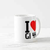 I tasse de Gl 445 de coeur (Devant droit)