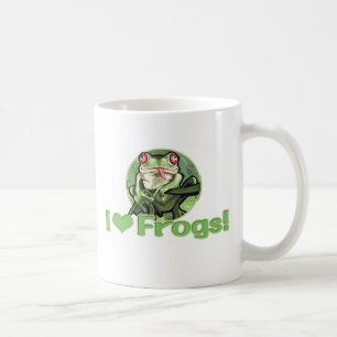 I tasse de grenouilles de coeur