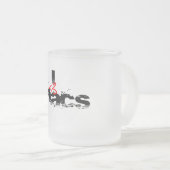 I tasse de Mac d'impers de coeur (rouges) - (Devant droit)