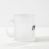 I tasse de Mac d'impers de coeur (rouges) - (Gauche)
