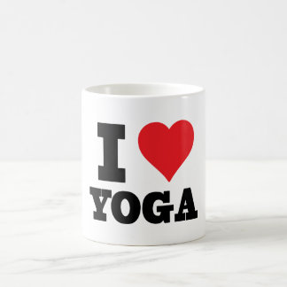 I tasse de yoga de coeur