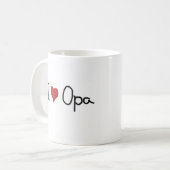 I tasse d'Opa de coeur (Devant gauche)