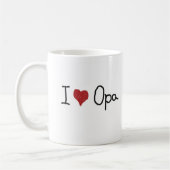 I tasse d'Opa de coeur (Gauche)