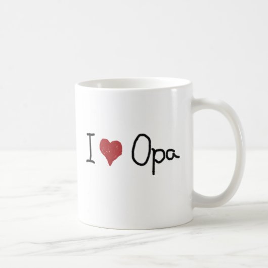 I tasse d'Opa de coeur (Droite)