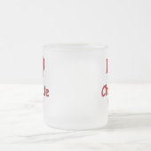 I tasse givrée de lait chocolaté de coeur (Centre)