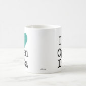 I tasse ouverte de données de coeur (Centre)
