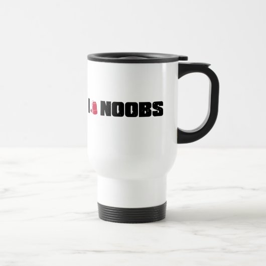 i (teabag) noobs reisbeker (Rechts)
