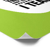 I Teach. Teaching Quote | Typography Art Print (Hoek)