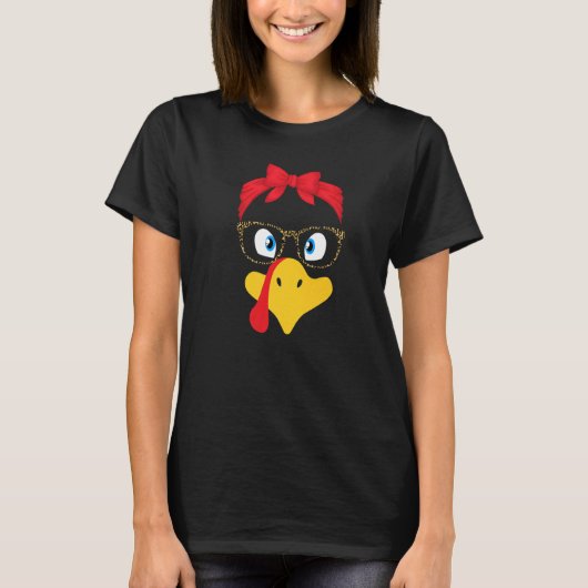 I Teach The Cutest Little Turkeys Thanksgiving For T-shirt (Voorkant)