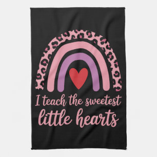I Teach The Sweetest Hearts Rainbow Teacher Theedoek