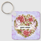 I Thee Wed bruiloft sleutelhanger (Voorkant)