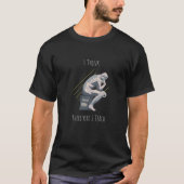 I think, therefore I teach - Funny T-Shirt (Devant)