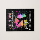 I Throw Like A Girl Legpuzzel (Horizontaal)