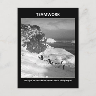 i-told-you-We-should-take-a-left Briefkaart