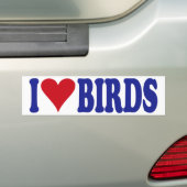 I Tortelduifjes Bumpersticker (Op auto)