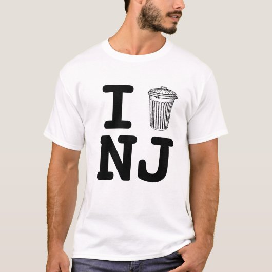 I Trash NJ T-shirt (Voorkant)