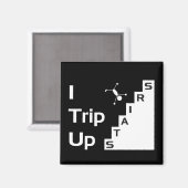 I Trier vers le haut escaliers Magnet (Recto/Verso)