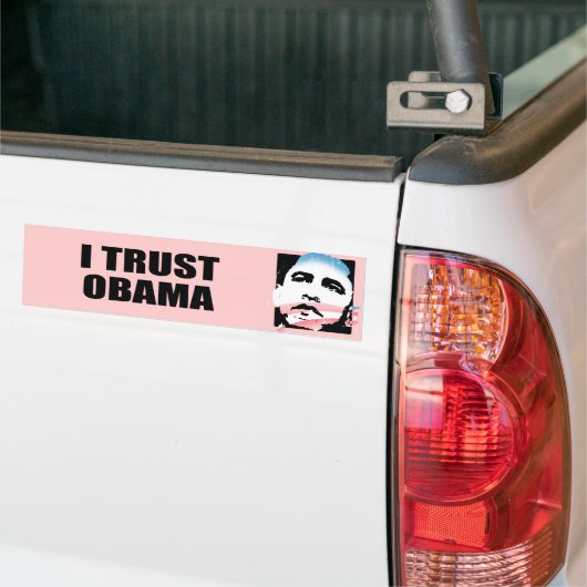 I TRUST OBAMA BUMPERSTICKER (Op Truck)