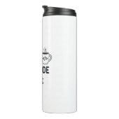 I Turn Coffee Into Code - Funny Programmer Quote Thermosbeker (Geroteerd rechts)