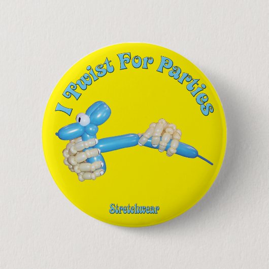 I Twist voor de Button van de Partijen Balonhandje (Voorkant)