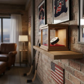 "I ❤️ USA" HOCKEY PUCK