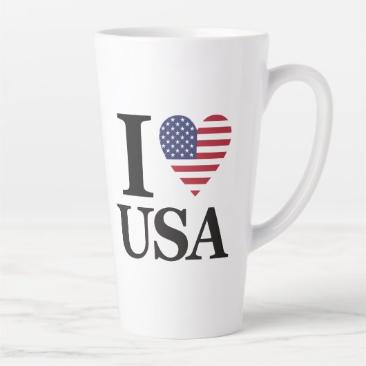"I ❤️ USA" LATTE MOK (Rechts)