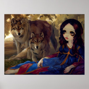 I Vampiri: I Lupi ART PRINT gothic vampire wolf