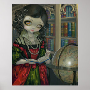 I Vampiri La Libreria ART PRINT gothic vampire art