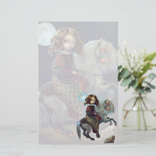 "I Vampiri: Notte a Cavalla" Stationery Briefpapier (Staand voorkant)